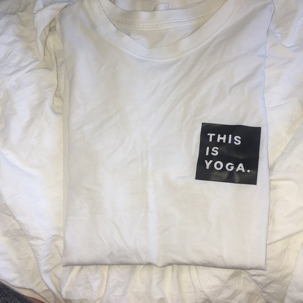 This is yoga tee
